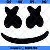 Dj Marshmello SVG, Face Dj Marshmello SVG PNG DXF Cut Files For Cricut