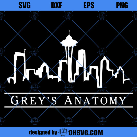 Greys Anatomy SVG, Grey Sloan Memorial Hospital SVG