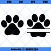 Dog Paw Print SVG, Paw SVG PNG DXF Cut Files For Cricut