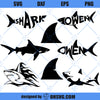 Shark SVG, Bundle Shark Week SVG, Customize Shark SVG, Shark SVG Cricut Silhouette
