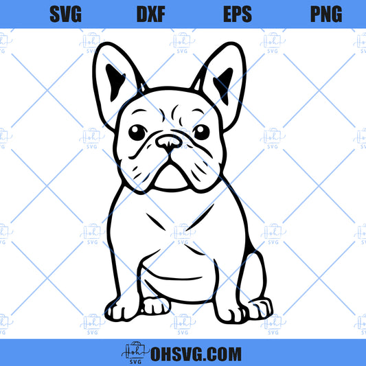 French Bulldog SVG, Dog Frenchie Lover SVG, Dog Lover SVG