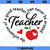 Influence Of A Good Teacher Can Never Be Erased SVG, Teacher Saying SVG, End Of School SVG