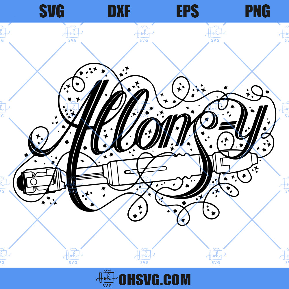 Allonsy SVG, Doctor Who SVG PNG DXF Cut Files For Cricut