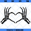 Skeleton hands SVG - skeleton SVG - heart SVG - skeleton hand png - heart png - heart dxf - heart eps - skeleton eps - skeleton png - svg