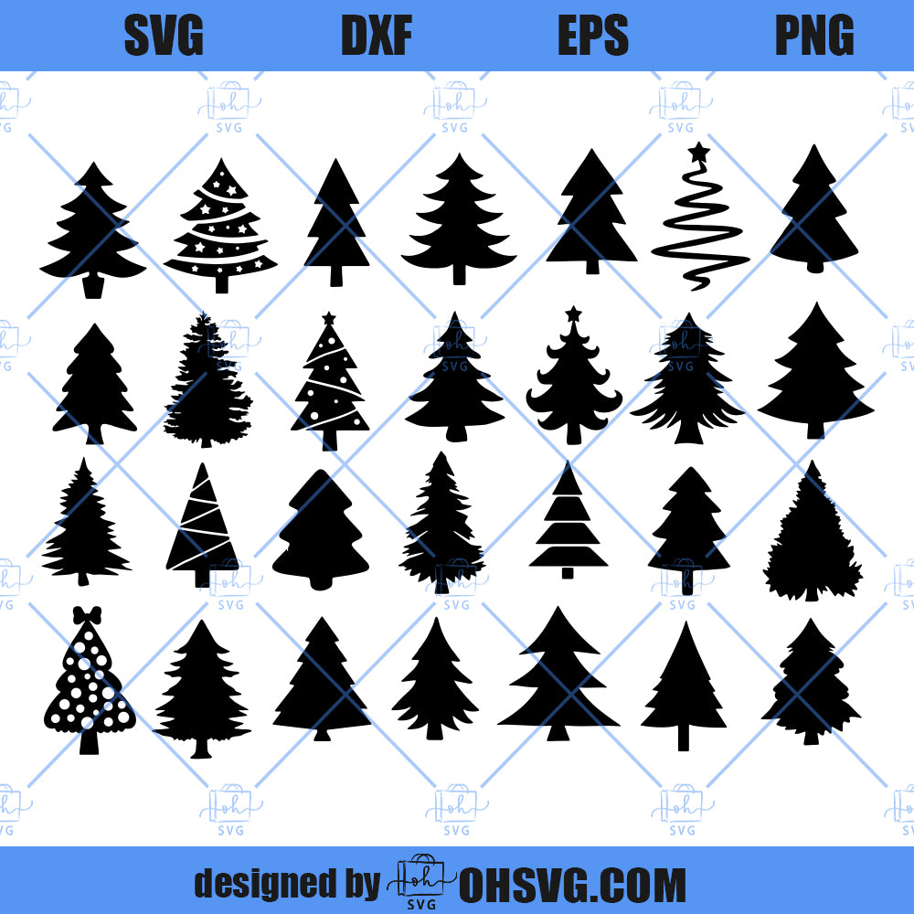 Christmas Tree SVG, Christmas Tree SVG, Pine Tree Christmas SVG