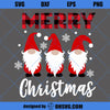 Merry Christmas SVG, Christmas Gnomes SVG, Cute Gnomies SVG