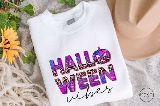 Halloween Vibes PNG, Halloween Png, Spooky, Sublimation Design Downloads