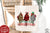 Merry Christmas Cardinal PNG, Plaid Leopard Cardinal PNG, Santa Reindeer Cardinal PNG