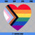 Inclusive Pride Flag Heart SVG, Pride Flag SVG, Social Justice SVG, LGBT SVG