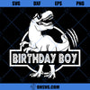 Dinosaur Birthday Boy SVG, Kids Dinosaur Birthday SVG, T-rex Design Boy SVG