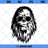 Chewbacca With Sunglasses SVG, Star Wars SVG, Chewbacca SVG