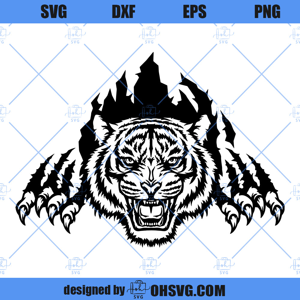 Tigers Baseball SVG