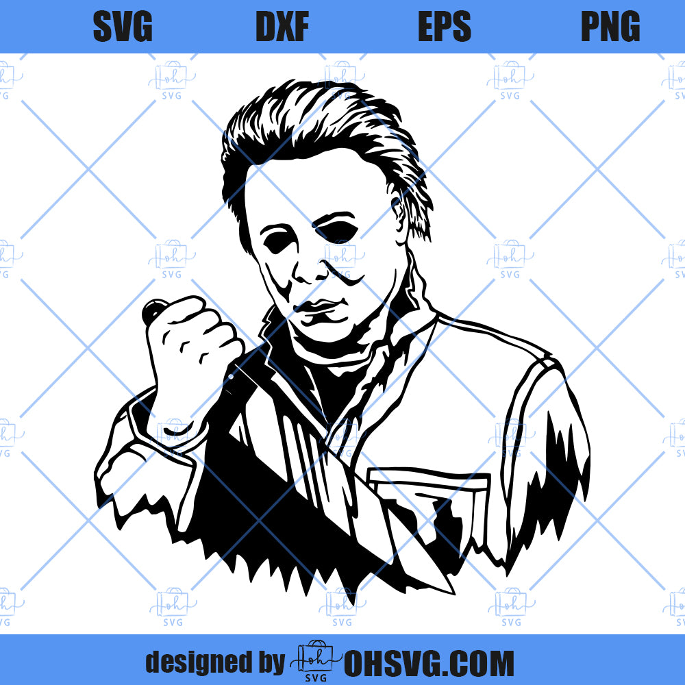 Michael Myers SVG, Famous Horror Characters Halloween SVG, Friday The 13th SVG