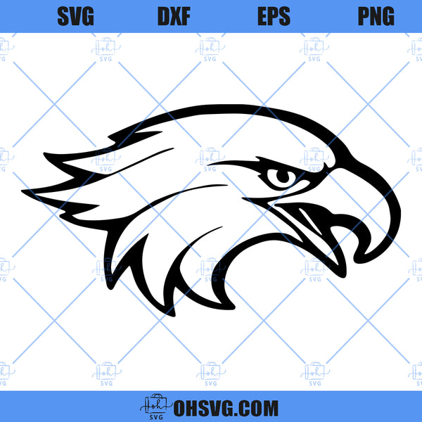 Eagle Football Svg Eagles Svg Mascot Eagle SVG Digital 