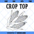 Crop Top SVG, Corn Farmer SVG, Funny Crops SVG PNG DXF Cut Files For Cricut