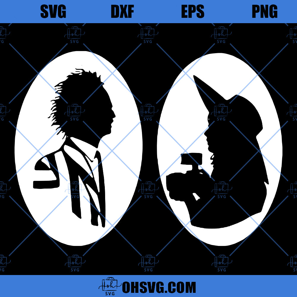 BeetleJuice And Lydia Deetz SVG, BeetleJuice Film SVG PNG DXF Cut Files For Cricut