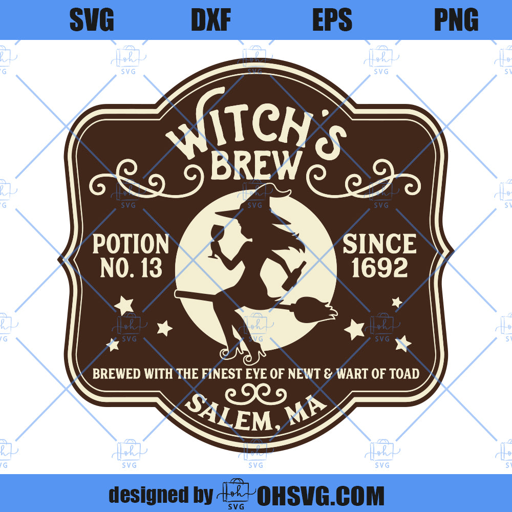 20 oz Beer Can Glass - Basic Witch Pun SVG with Magic Icons - Drizy Studio