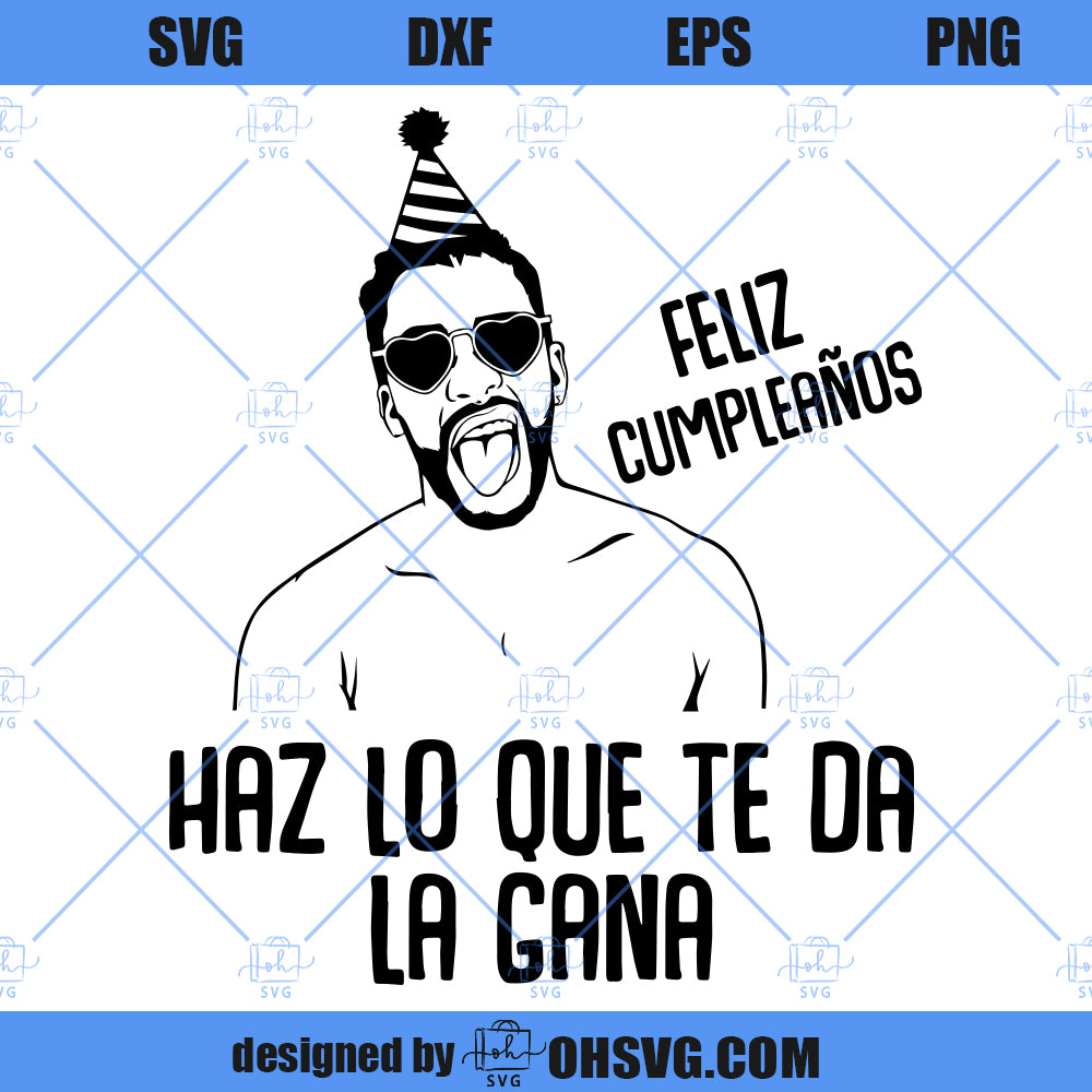 Bad Bunny Balloon SVG, Conejo Malo SVG, El Ultimo Tour del Mundo SVG, Bad Bunny Party SVG