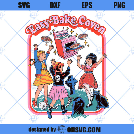 Retro Halloween SVG, Easy Bake Coven Halloween SVG, Retro Vintage Halloween 90s SVG