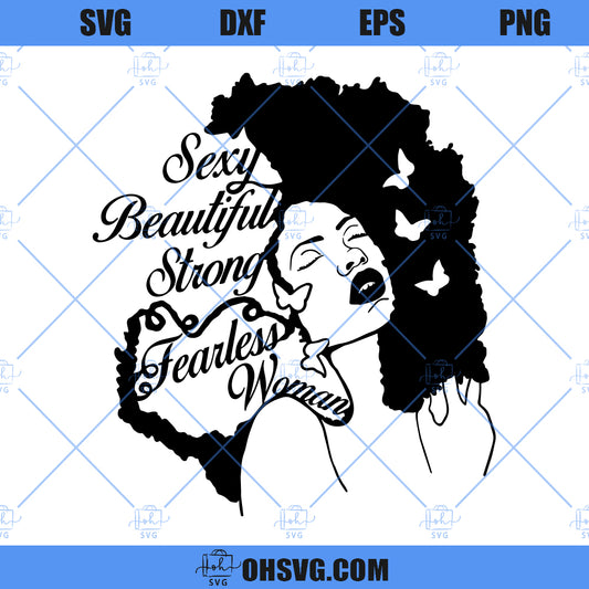 Powerful Woman SVG, Black Girl Magic SVG, Boss Lady SVG, Black Lives Matter SVG, Strong Woman SVG