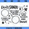 Santa Tray SVG, Christmas Platter SVG, Milk And Cookies Platter SVG