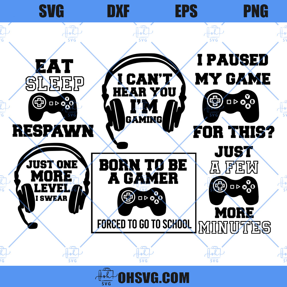 Gamer SVG, Funny Gamer SVG, Gamer SVG, Video Games SVG, Game Controller SVG