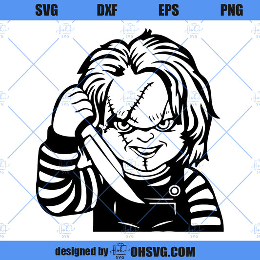 Chucky SVG, Chucky Horror Movie Killer SVG, Halloween Horror SVG