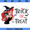 Ariel Trick Or Treat SVG, Princess Mermaid SVG, Halloween Ariel SVG