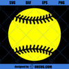 Softball SVG, Softball Clipart, Ball Sport SVG PNG DXF Cut Files For Cricut