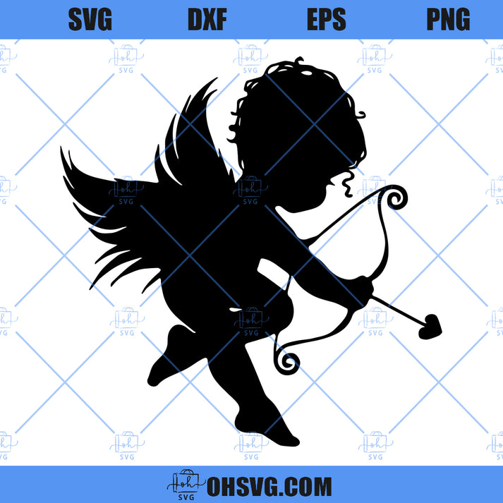 Cupid SVG, Valentines Day SVG, Cute Cupid SVG, Baby Valentine SVG – ohsvg