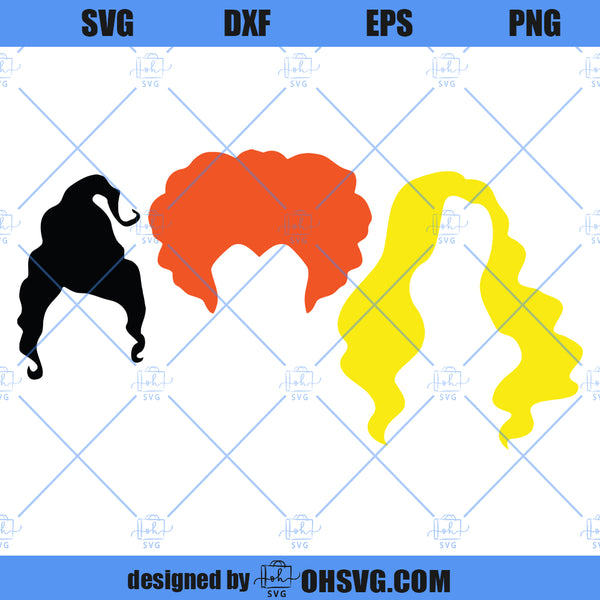 Hocus Pocus SVG, Sanderson Sisters SVG, Halloween Witch SVG - ohsvg