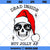 Dead Inside But Jolly AF SVG, Festive AF SVG, Dead Inside Skull SVG, Mom Life Skull SVG