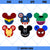Marvel Superhero Mickey Mouse Shaped SVG, Hero Collection Mickey SVG