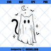 Ghost cat SVG, Cat SVG, Ghost SVG, Funny Ghost Cat SVG, Boo Cat Halloween SVG