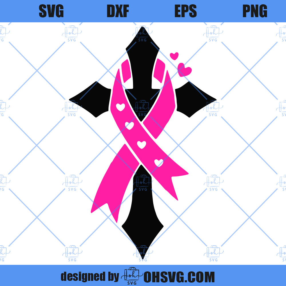 Breast Cancer SVG, Awesome Breast Cancer Awareness Pink Ribbon SVG Cut File  - WildSvg