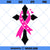 Breast Cancer Ribbon And Cross Faith SVG, Breast Cancer God SVG, Faith Over Fear SVG