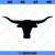 Texas Longhorn Head SVG, Texas Cow Head SVG PNG DXF Cut Files For Cricut