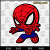Cute Chibi Spider Man SVG, Spider Man SVG, Baby Spiderman SVG
