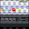Pacman SVG, Retro Game Pacman SVG, Game SVG
