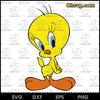 Tweety Bird SVG, Looney Tunes Cartoon Characters SVG, Tweety bird Drawing SVG