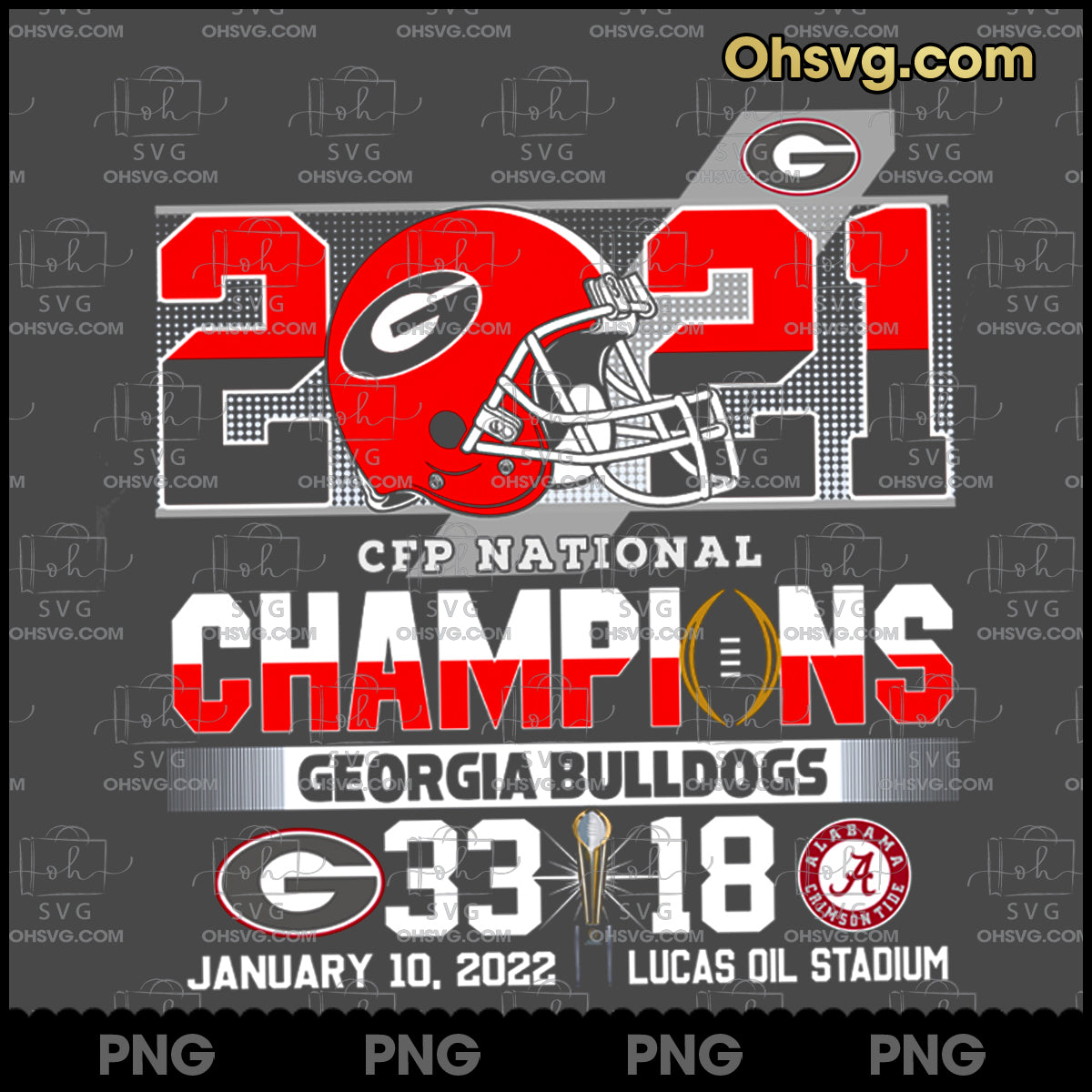 2021 CFP National Champions Georgia Bulldogs PNG, Football PNG, Sport PNG