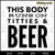 This Body Runs On Titties And Beer SVG, Funny Quote SVG, Funny Titties & Beer SVG