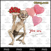 You Are My Precious PNG, Funny Valentine PNG, Gollum Valentines PNG
