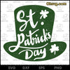 St. Patricks Day Hat SVG, With Clover SVG, Shamrock SVG