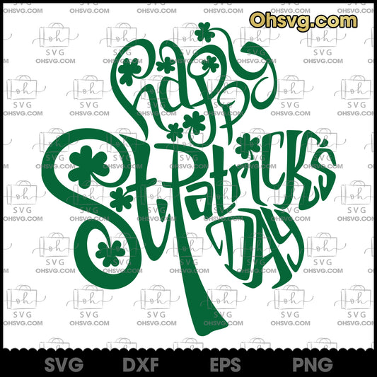 Shamrock SVG, St Patrick's Day SVG, Saint Patricks Day SVG