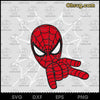 Spiderman SVG, Spider With Web SVG, Spiderman Redsuit SVG