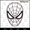 Spiderman SVG, Spiderman Head SVG, Spiderman Silhouette SVG