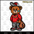 Gangster Teddy Bear Money Bags Good Chain Necklace Sneaker SVG, Hip Hop Rap Rapper SVG