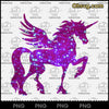Unicorn SVG, Unicorn Silhouette Digital File SVG, Pink Unicorn Gliter Unicorn SVG