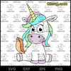 Unicorn SVG, Chibi Unicorn SVG, Cute Unicorn SVG, Colorful Unicorn SVG